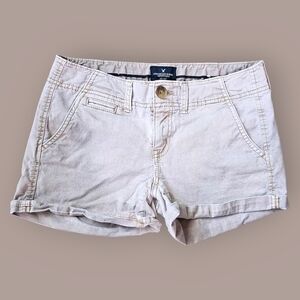 American Eagle Outfitters Tan Jean Shorts Casual Style Vintage- Size 4